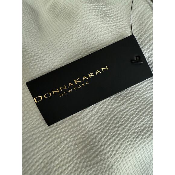 NWT Donna Karan Hammered Satin Top in Silver Size XS - Picture 9 of 9